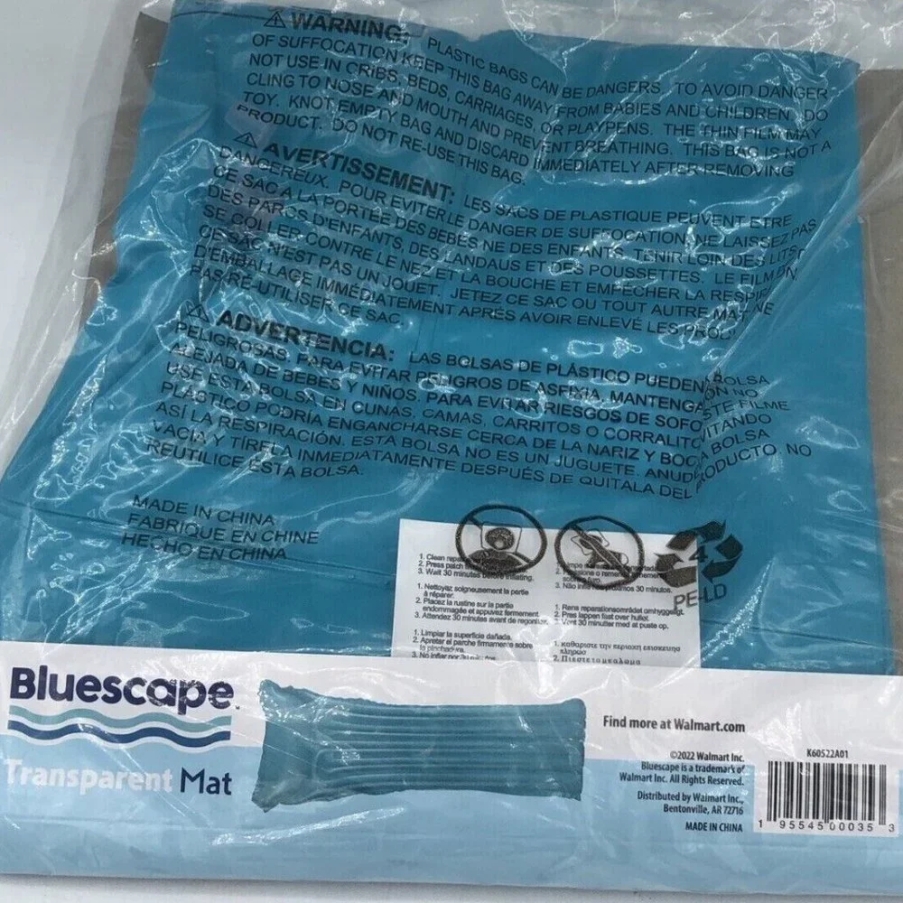Bluescape Pool Inflatable Air Mat, Float for pools, beaches, lake Adult* Unisex*